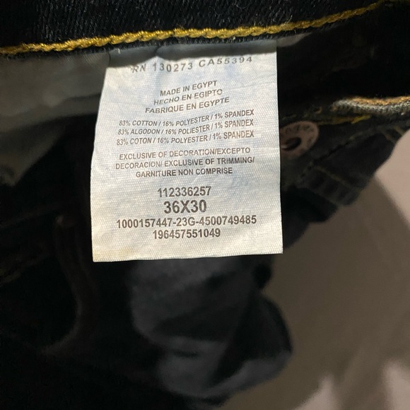 Wrangler Dark Blue Straight Jeans - Picture 7 of 10